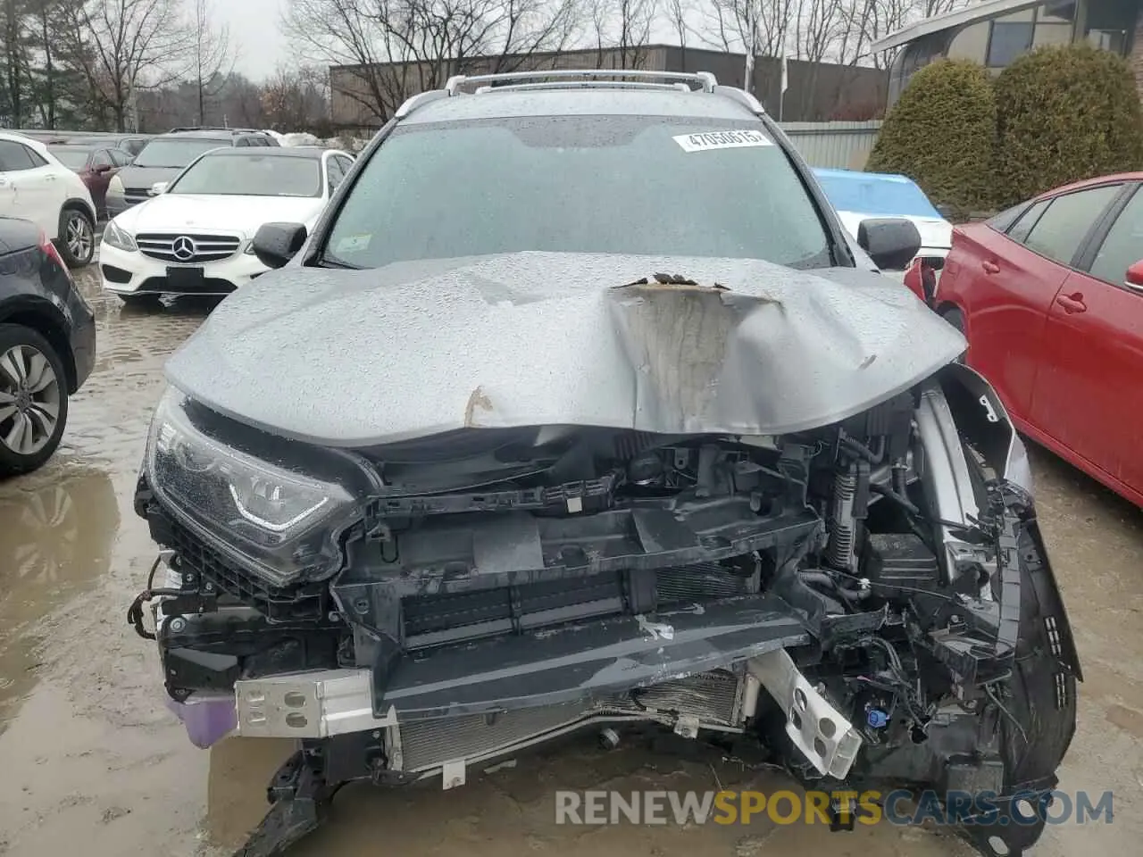 5 fotografías del automóvil dañado 5J6RW6H35KL002538 HONDA CRV 2019