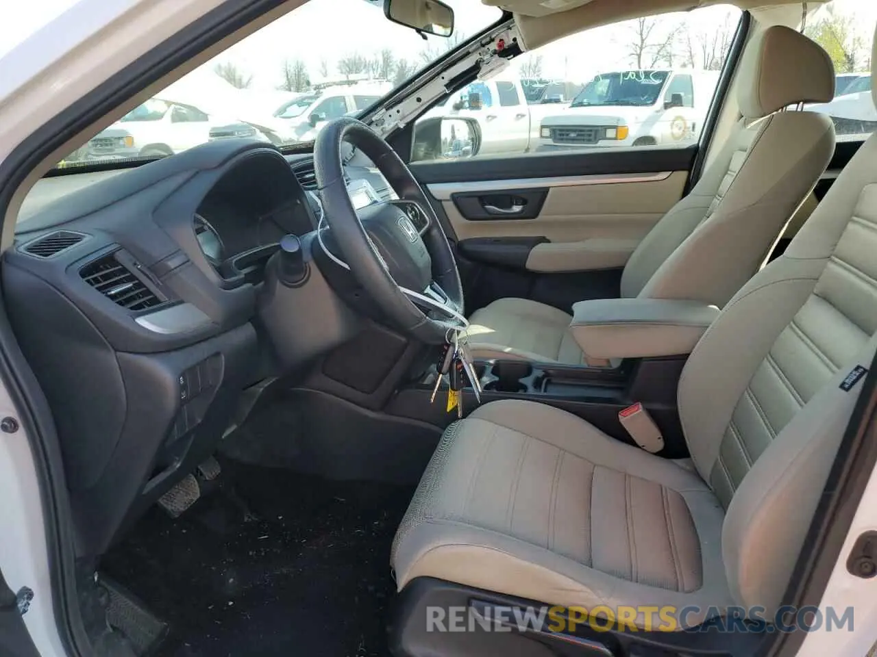7 fotografías del automóvil dañado 5J6RW6H35KL004807 HONDA CRV 2019