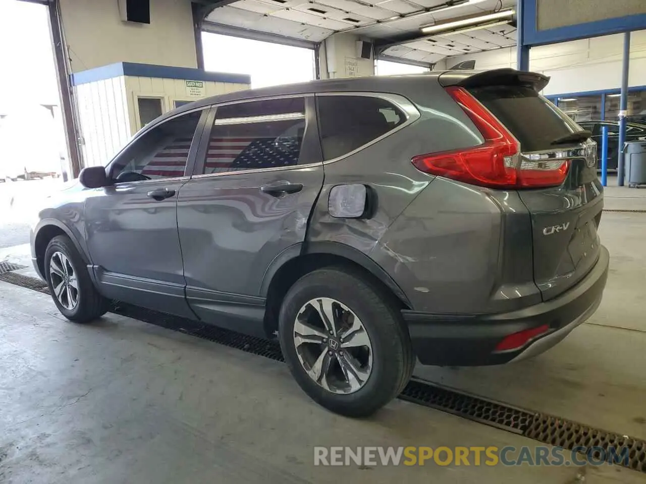 2 fotografías del automóvil dañado 5J6RW6H38KL001299 HONDA CRV 2019
