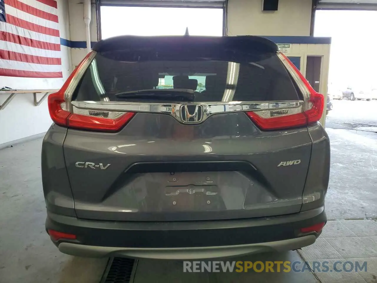 6 fotografías del automóvil dañado 5J6RW6H38KL001299 HONDA CRV 2019