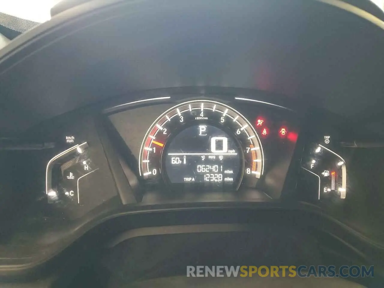 9 fotografías del automóvil dañado 5J6RW6H38KL001299 HONDA CRV 2019
