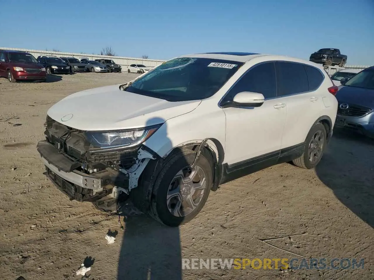 1 fotografías del automóvil dañado 7FARW1H50KE017482 HONDA CRV 2019