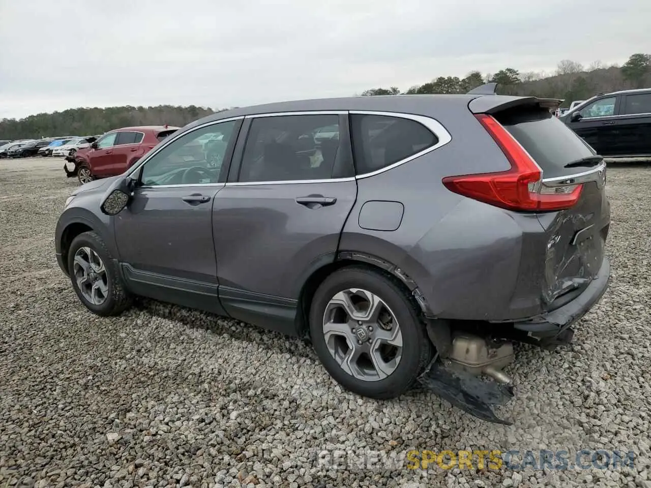2 fotografías del automóvil dañado 7FARW1H50KE019796 HONDA CRV 2019