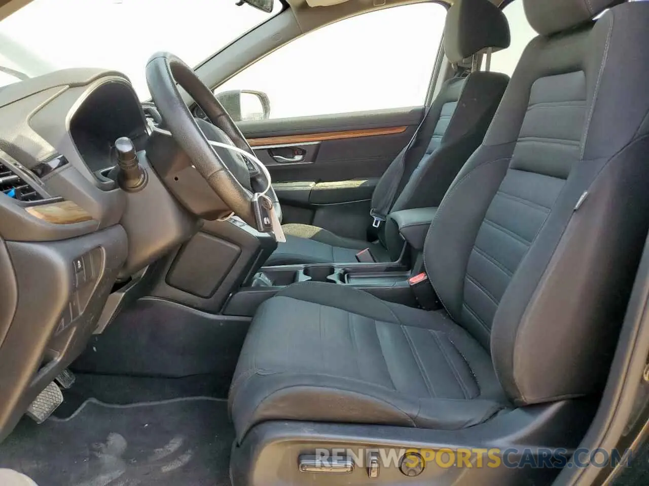 7 fotografías del automóvil dañado 7FARW1H52KE039158 HONDA CRV 2019