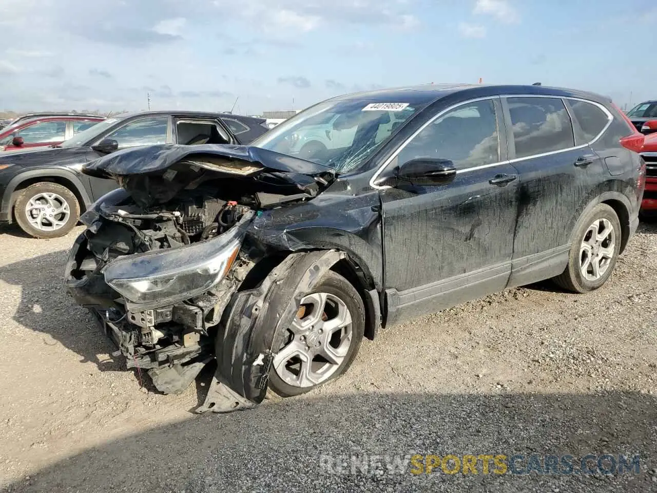 1 fotografías del automóvil dañado 7FARW1H53KE029478 HONDA CRV 2019