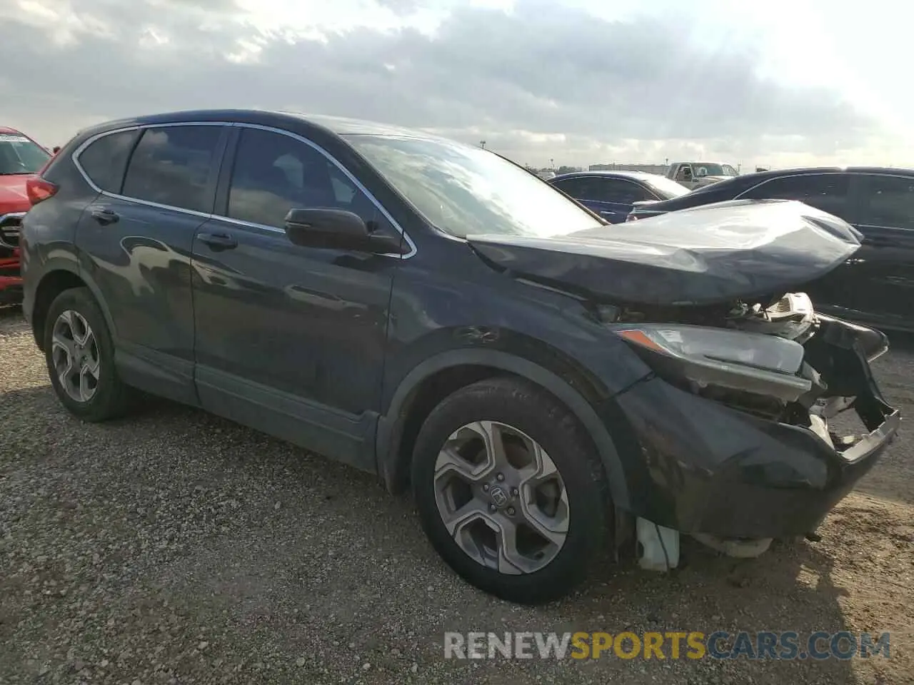 4 fotografías del automóvil dañado 7FARW1H53KE029478 HONDA CRV 2019