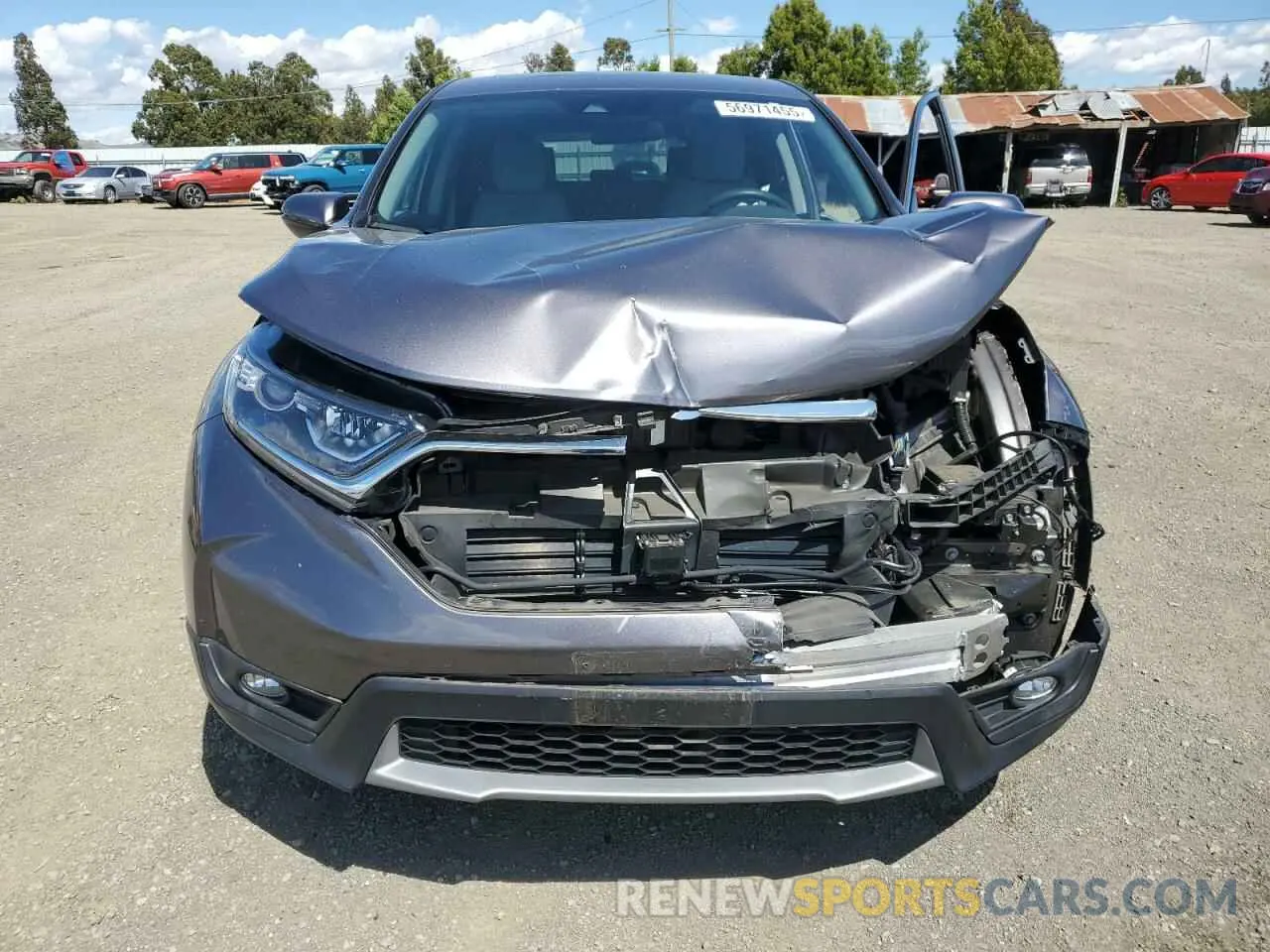 5 fotografías del automóvil dañado 7FARW1H55KE031376 HONDA CRV 2019