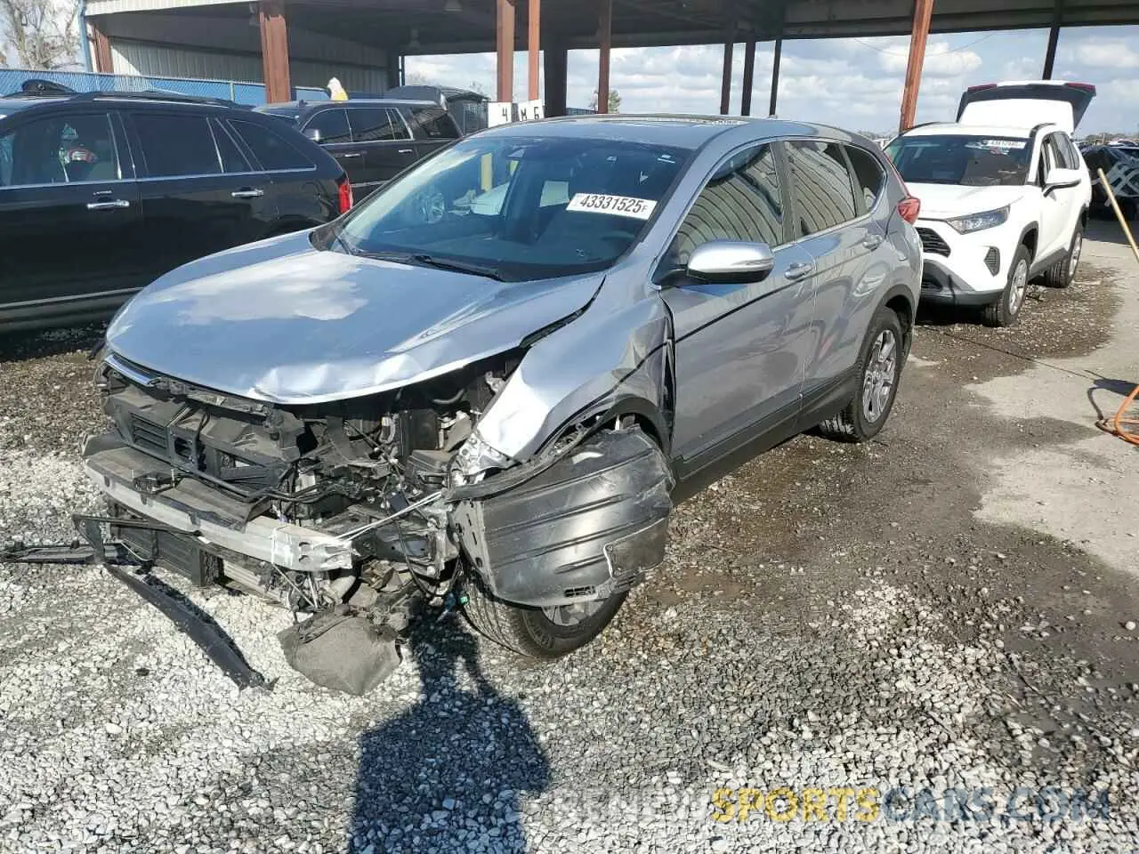 1 fotografías del automóvil dañado 7FARW1H56KE020564 HONDA CRV 2019