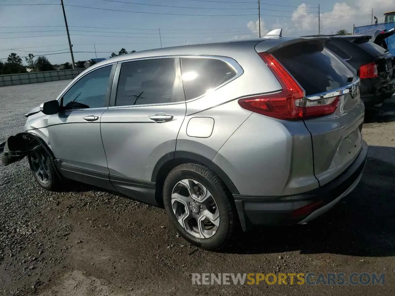 2 fotografías del automóvil dañado 7FARW1H56KE020564 HONDA CRV 2019