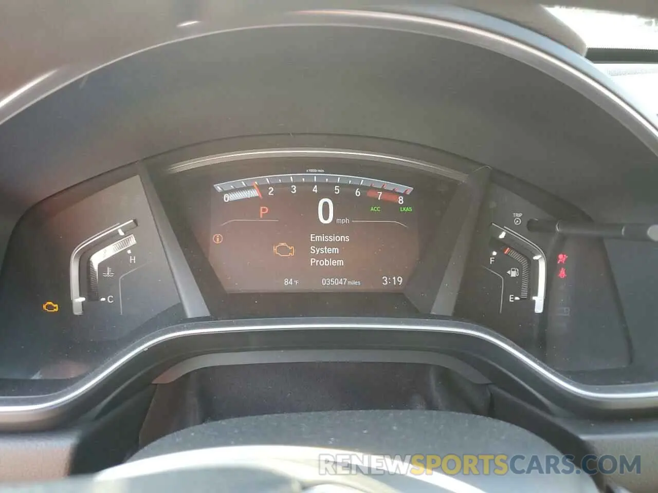 9 fotografías del automóvil dañado 7FARW1H56KE020564 HONDA CRV 2019