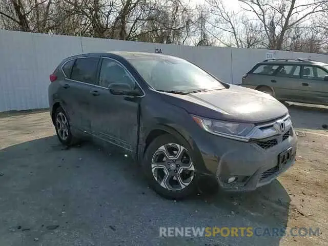 11 fotografías del automóvil dañado 7FARW1H57KE005121 HONDA CRV 2019