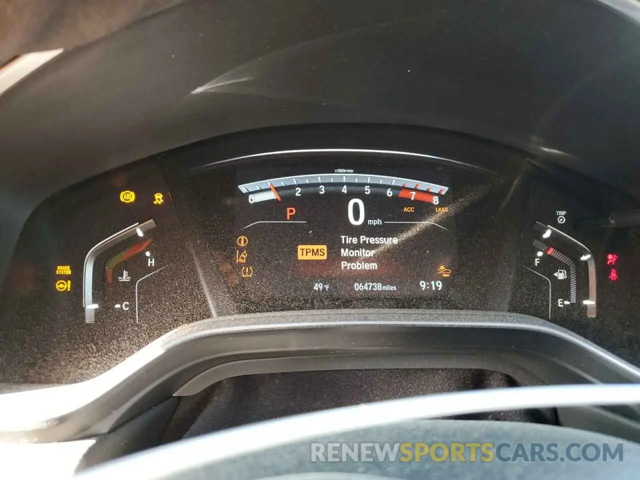 9 fotografías del automóvil dañado 7FARW1H57KE005121 HONDA CRV 2019