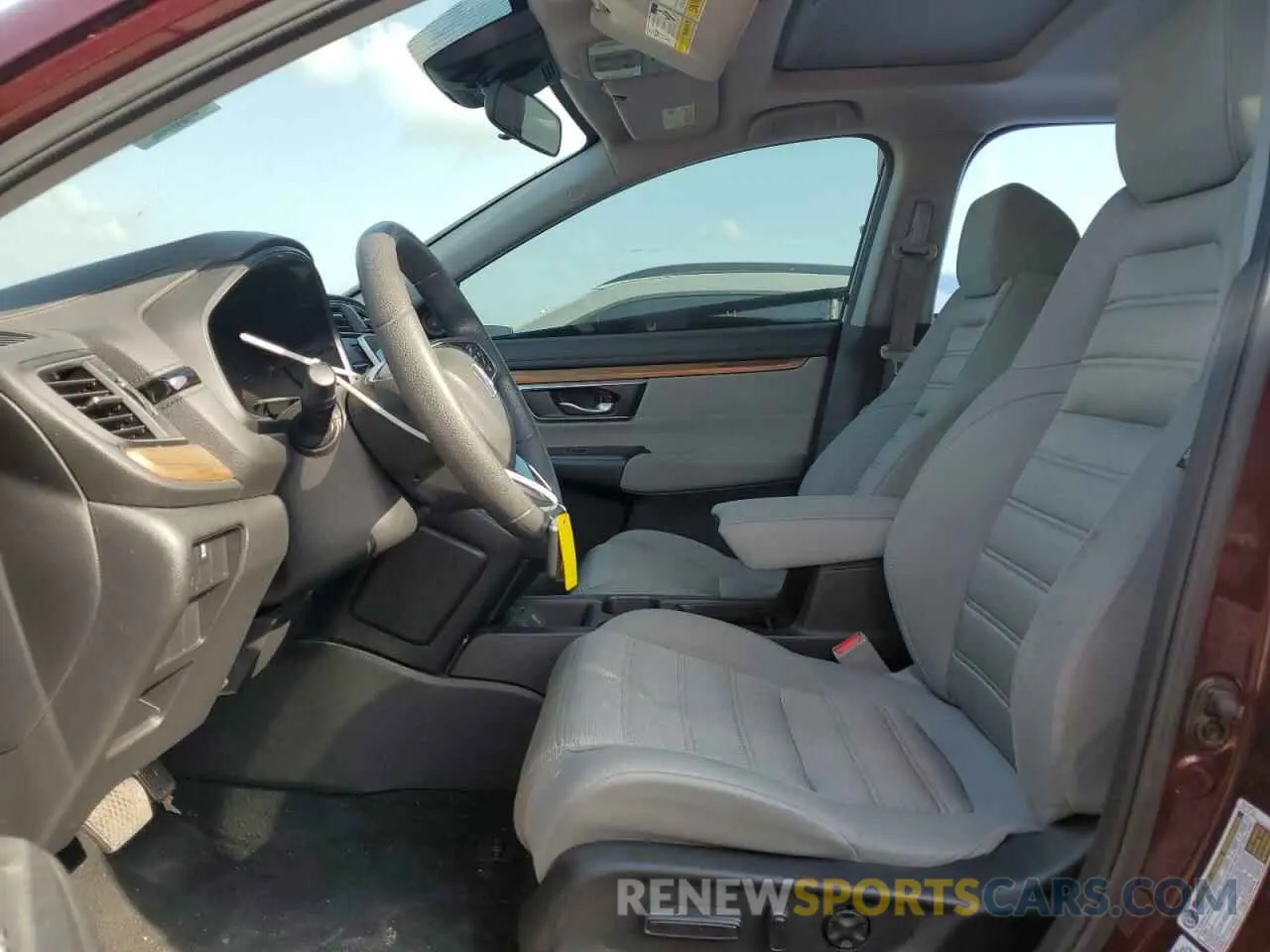 7 fotografías del automóvil dañado 7FARW1H58KE010764 HONDA CRV 2019