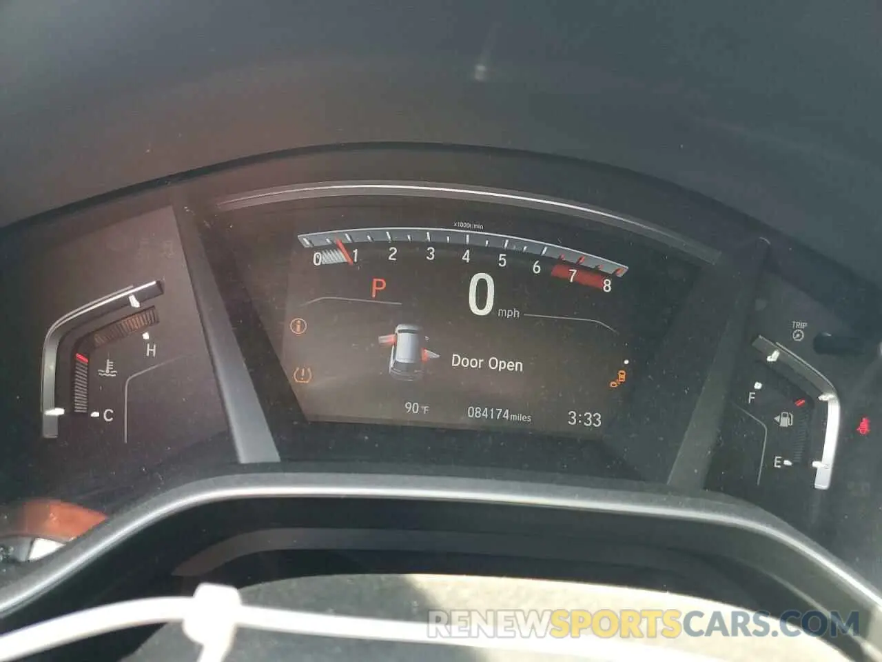 9 fotografías del automóvil dañado 7FARW1H58KE010764 HONDA CRV 2019