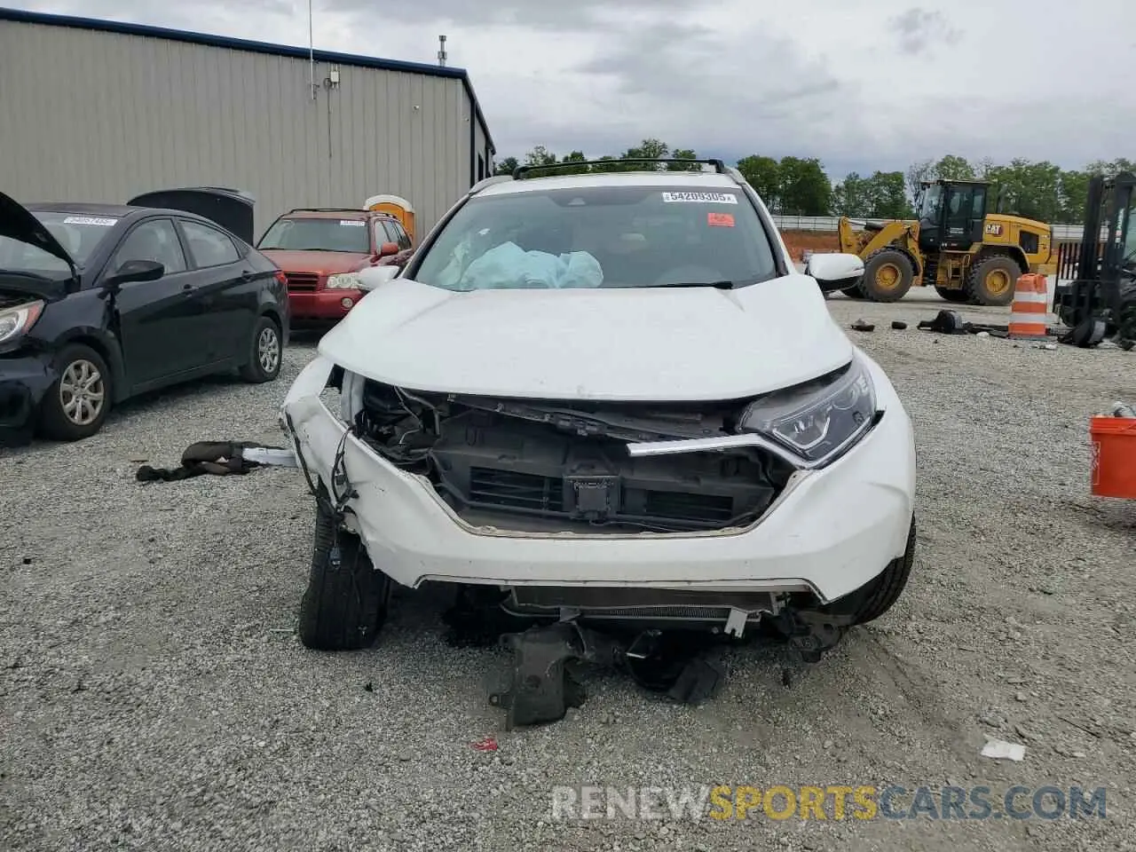 5 fotografías del automóvil dañado 7FARW1H59KE018694 HONDA CRV 2019