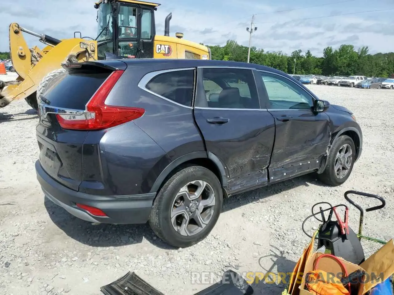 3 fotografías del automóvil dañado 7FARW1H87KE003508 HONDA CRV 2019