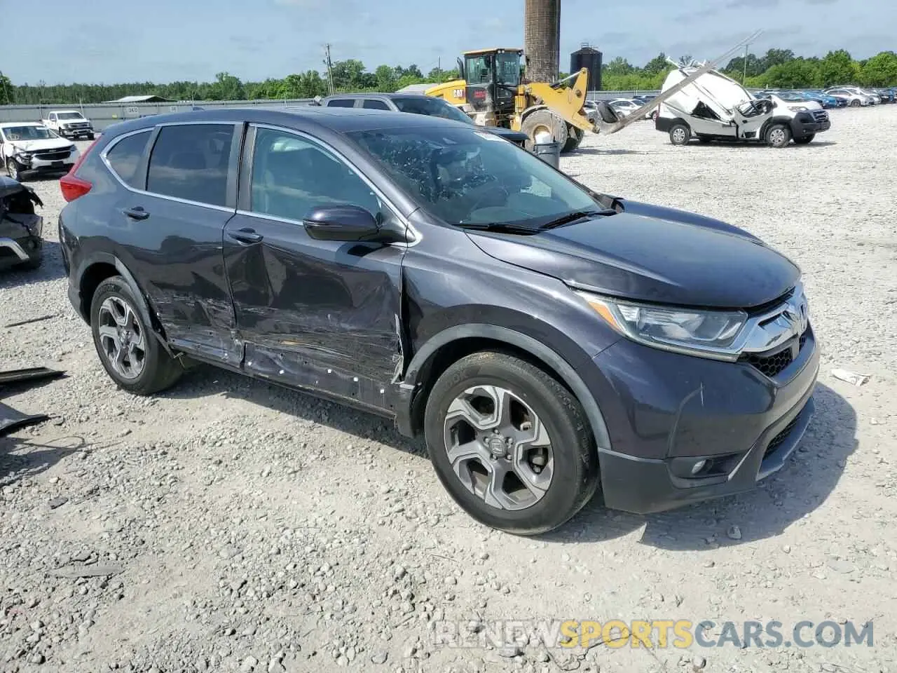 4 fotografías del automóvil dañado 7FARW1H87KE003508 HONDA CRV 2019