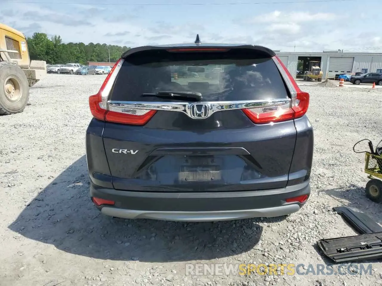 6 fotografías del automóvil dañado 7FARW1H87KE003508 HONDA CRV 2019