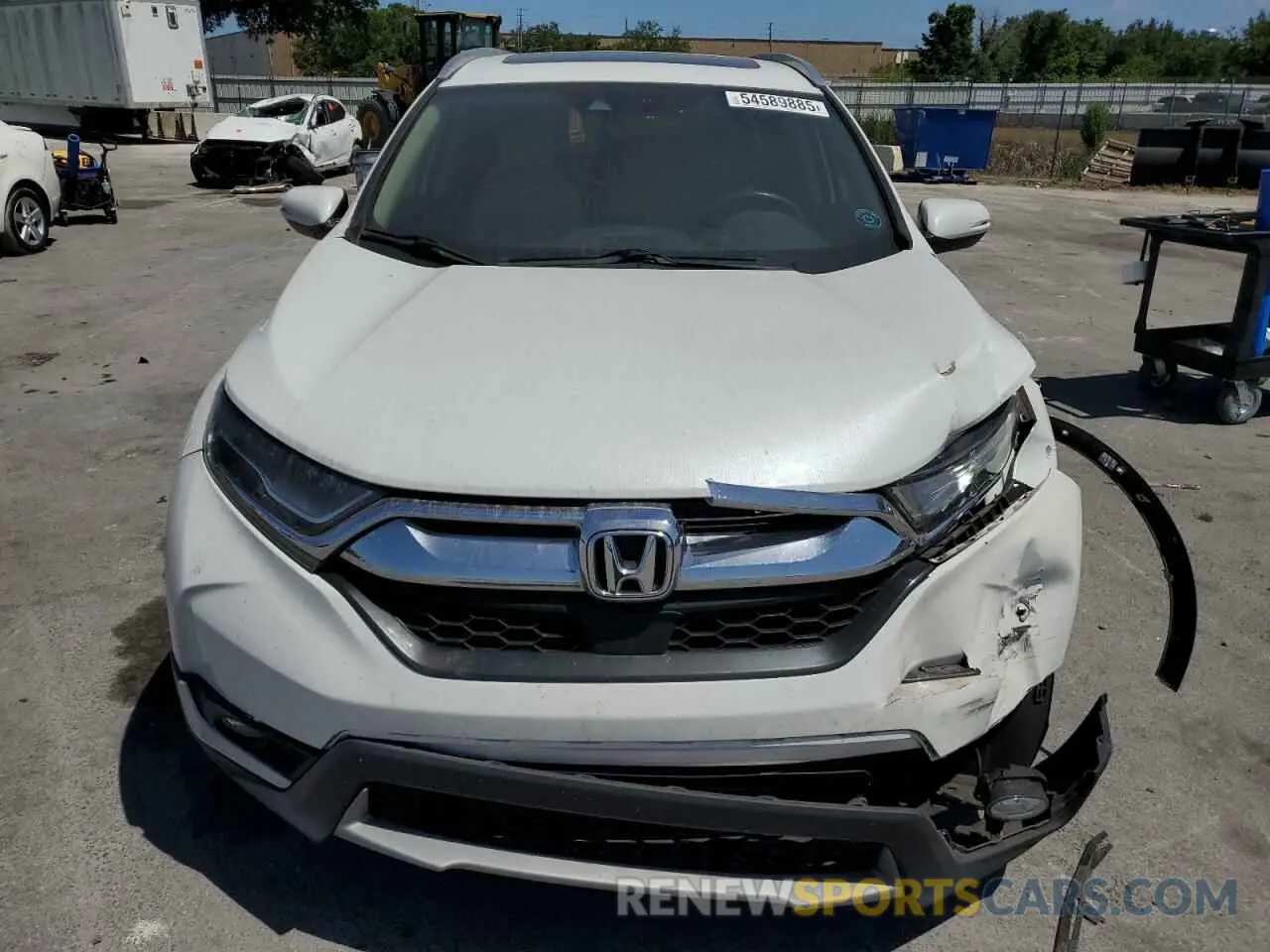 5 fotografías del automóvil dañado 7FARW1H94KE007945 HONDA CRV 2019