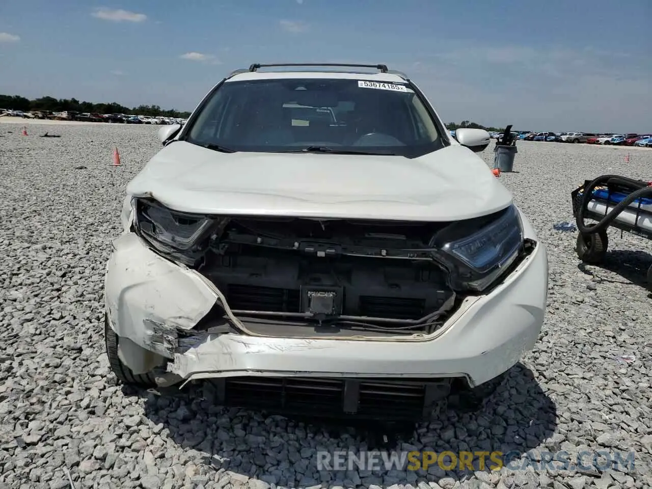 5 fotografías del automóvil dañado 7FARW1H9XKE005200 HONDA CRV 2019