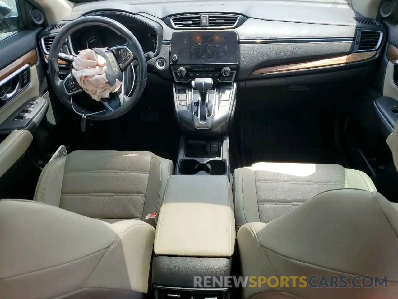 8 fotografías del automóvil dañado 7FARW1H9XKE005200 HONDA CRV 2019