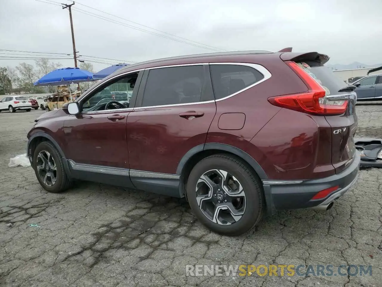 2 fotografías del automóvil dañado 7FARW1H9XKE014219 HONDA CRV 2019