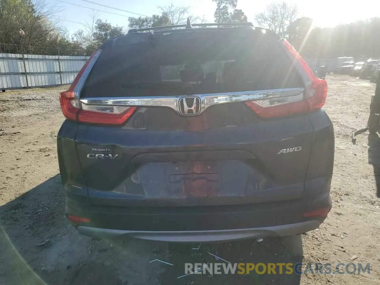6 fotografías del automóvil dañado 7FARW2H50KE046406 HONDA CRV 2019