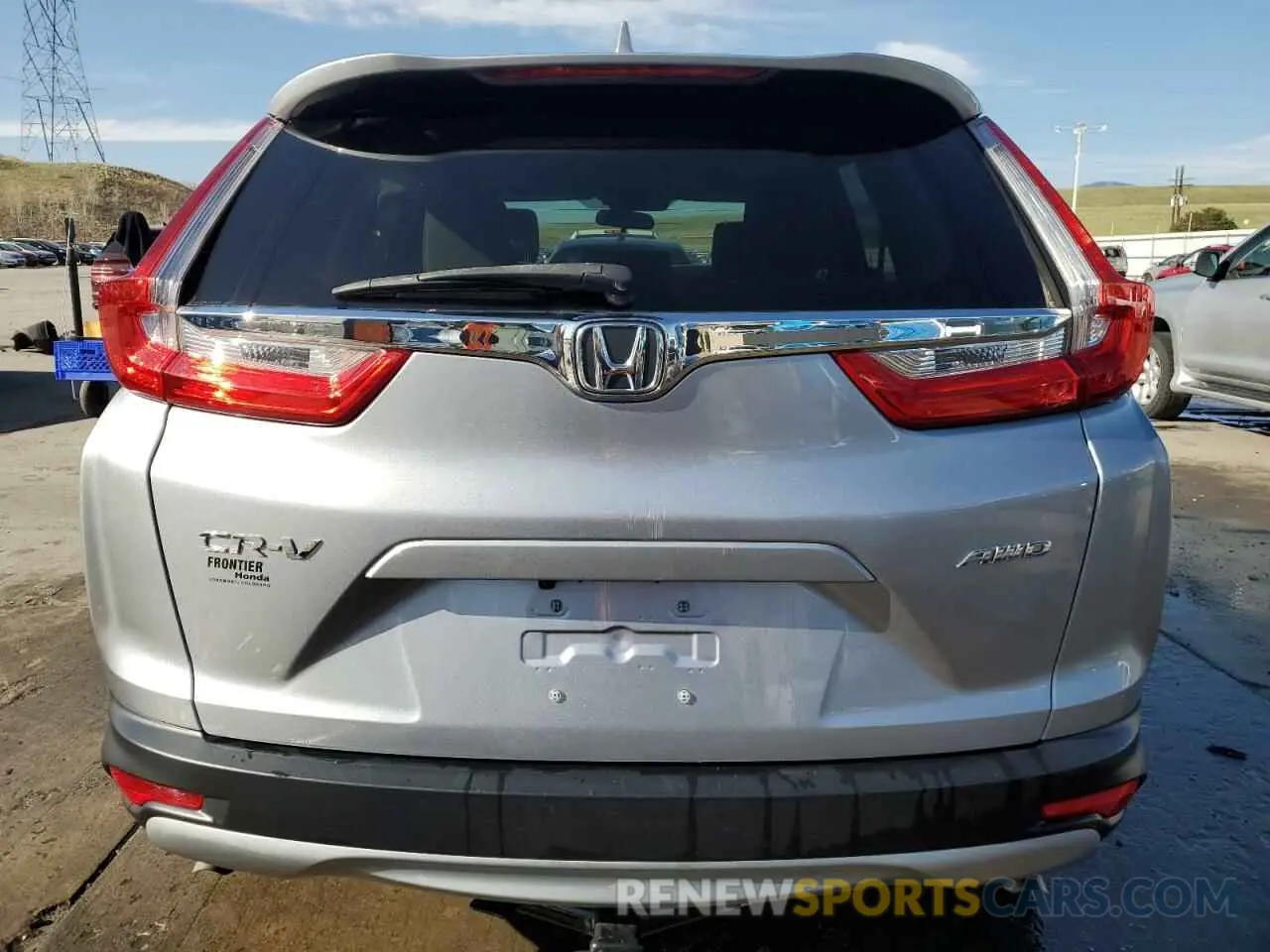 6 fotografías del automóvil dañado 7FARW2H51KE046155 HONDA CRV 2019