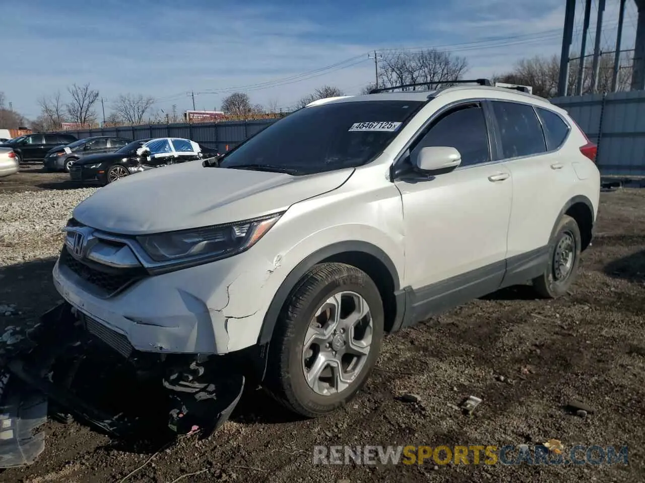 1 fotografías del automóvil dañado 7FARW2H52KE013147 HONDA CRV 2019