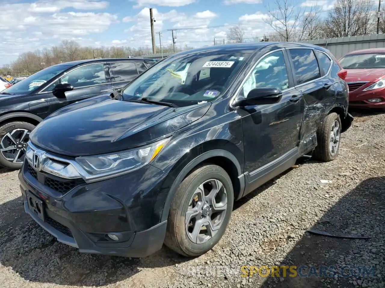 1 fotografías del automóvil dañado 7FARW2H53KE048764 HONDA CRV 2019