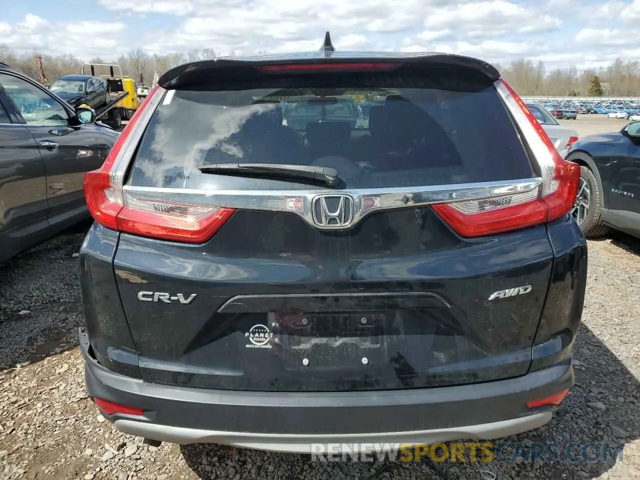 6 fotografías del automóvil dañado 7FARW2H53KE048764 HONDA CRV 2019