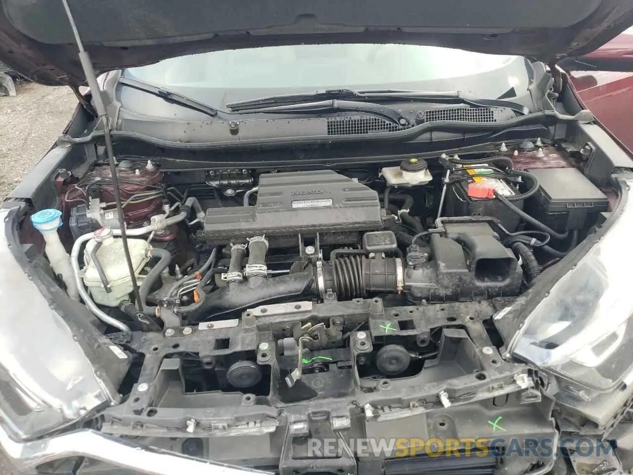 12 fotografías del automóvil dañado 7FARW2H54KE051656 HONDA CRV 2019