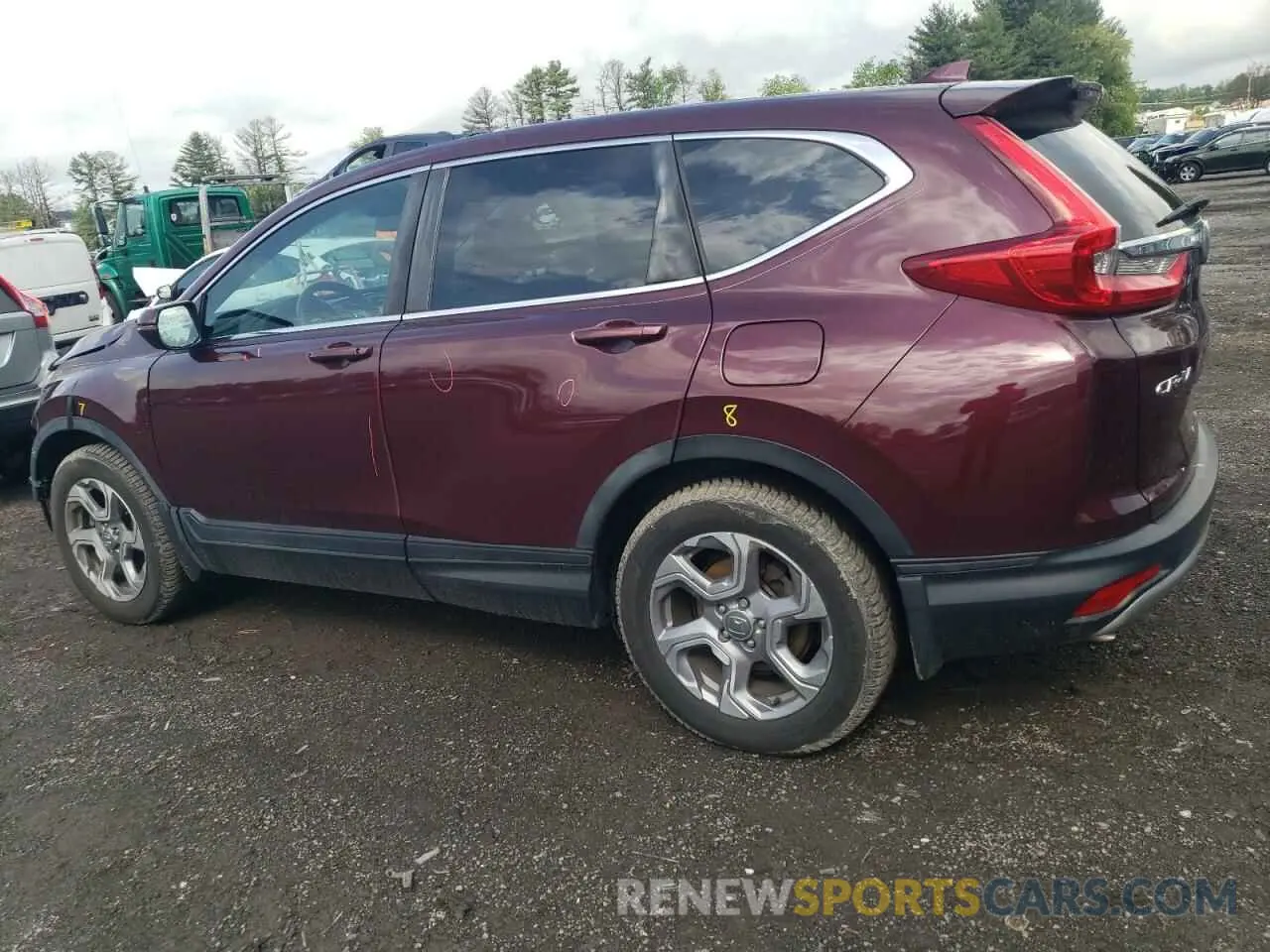 2 fotografías del automóvil dañado 7FARW2H54KE051656 HONDA CRV 2019