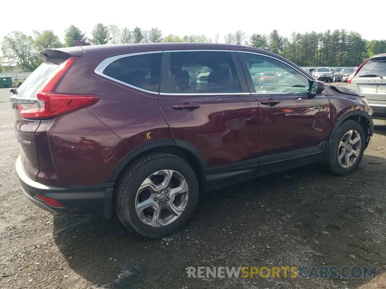 3 fotografías del automóvil dañado 7FARW2H54KE051656 HONDA CRV 2019