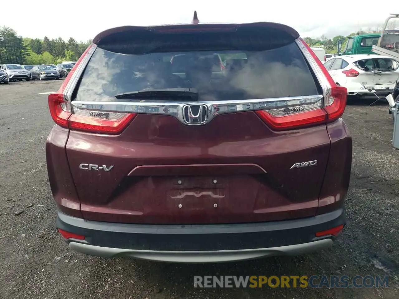 6 fotografías del automóvil dañado 7FARW2H54KE051656 HONDA CRV 2019