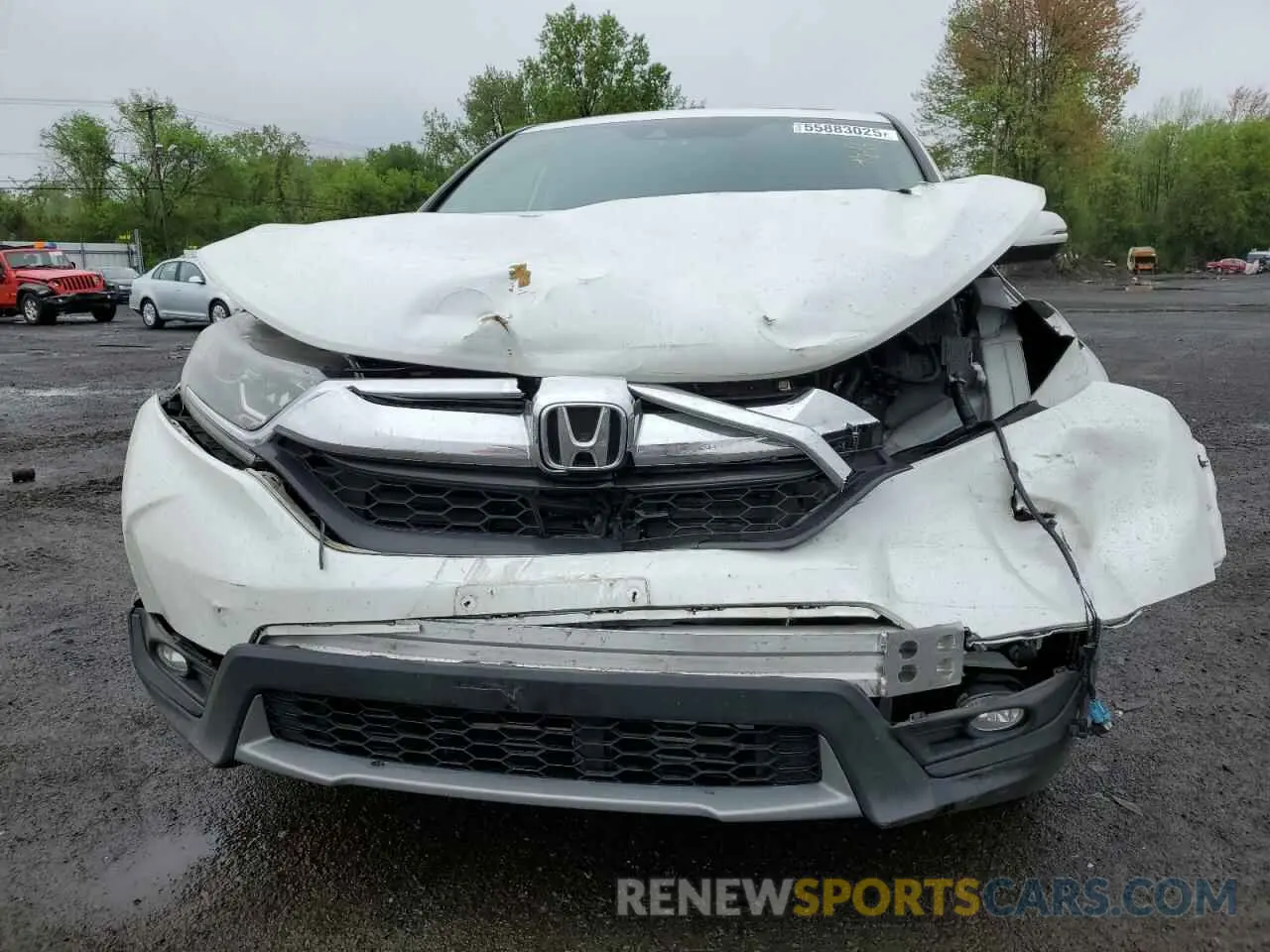 5 fotografías del automóvil dañado 7FARW2H55KE032002 HONDA CRV 2019