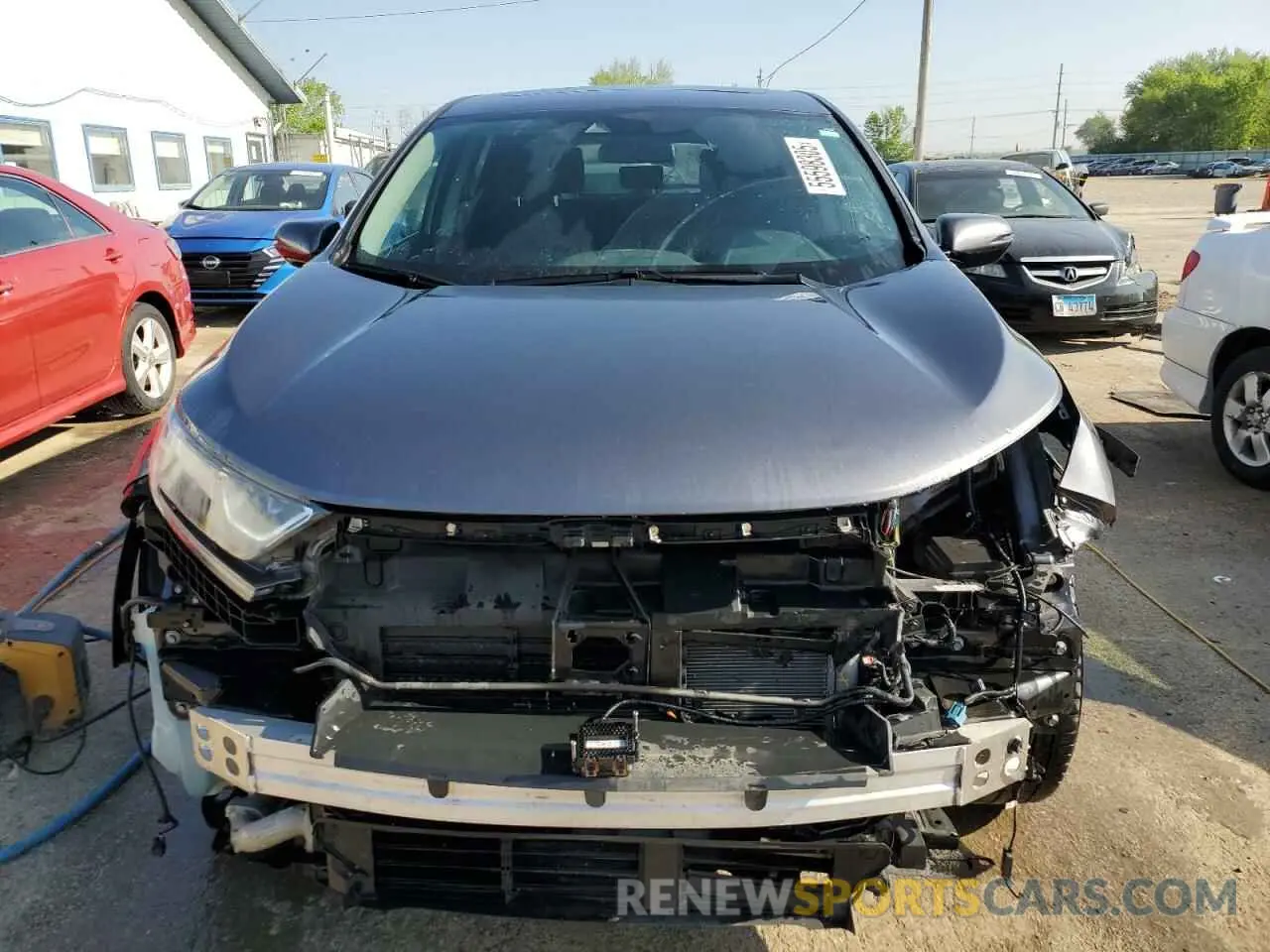 5 fotografías del automóvil dañado 7FARW2H56KE018500 HONDA CRV 2019