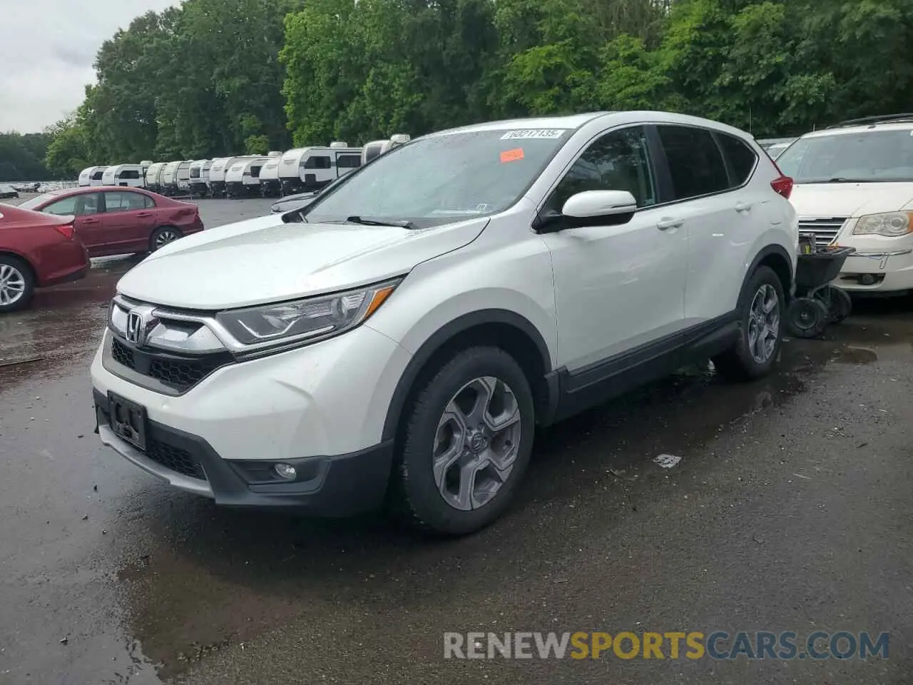 1 fotografías del automóvil dañado 7FARW2H56KE055188 HONDA CRV 2019