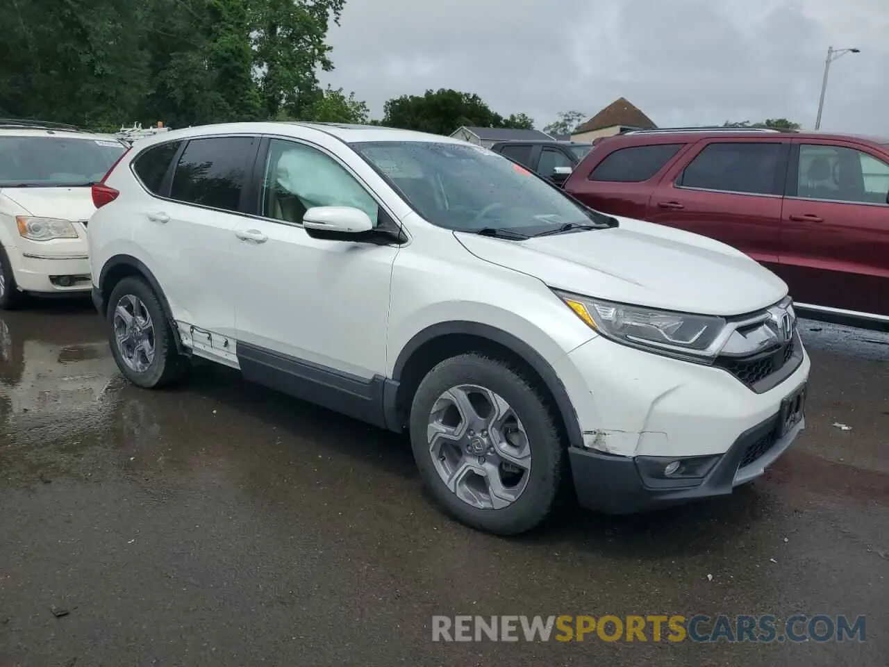 4 fotografías del automóvil dañado 7FARW2H56KE055188 HONDA CRV 2019