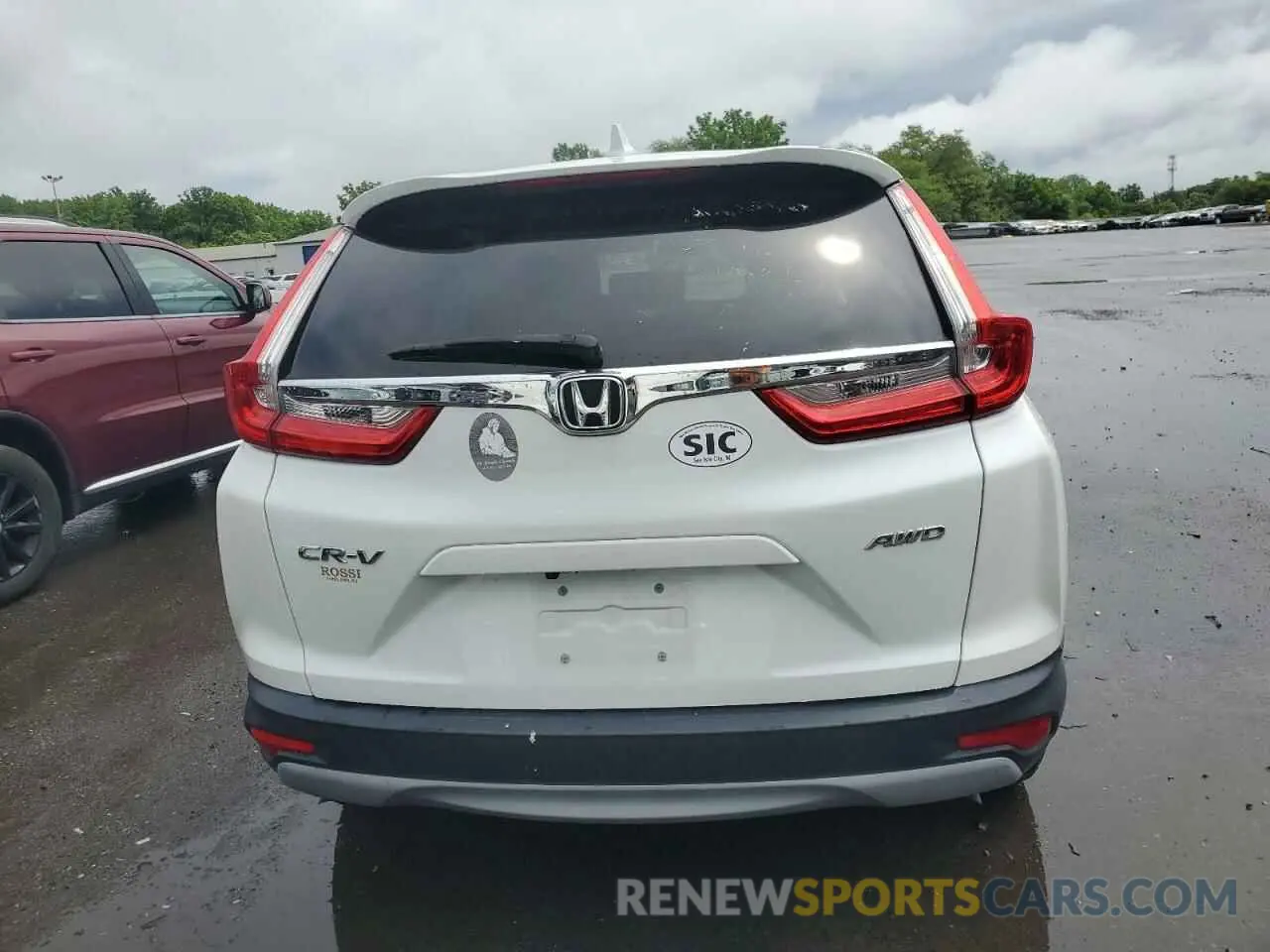6 fotografías del automóvil dañado 7FARW2H56KE055188 HONDA CRV 2019