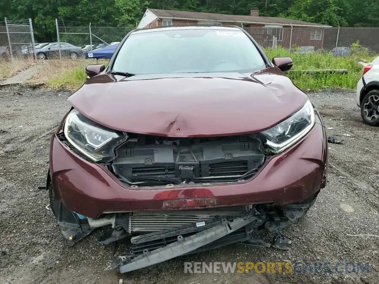 5 fotografías del automóvil dañado 7FARW2H57KE018599 HONDA CRV 2019
