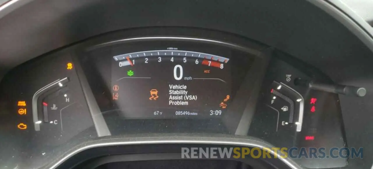 9 fotografías del automóvil dañado 7FARW2H57KE018599 HONDA CRV 2019