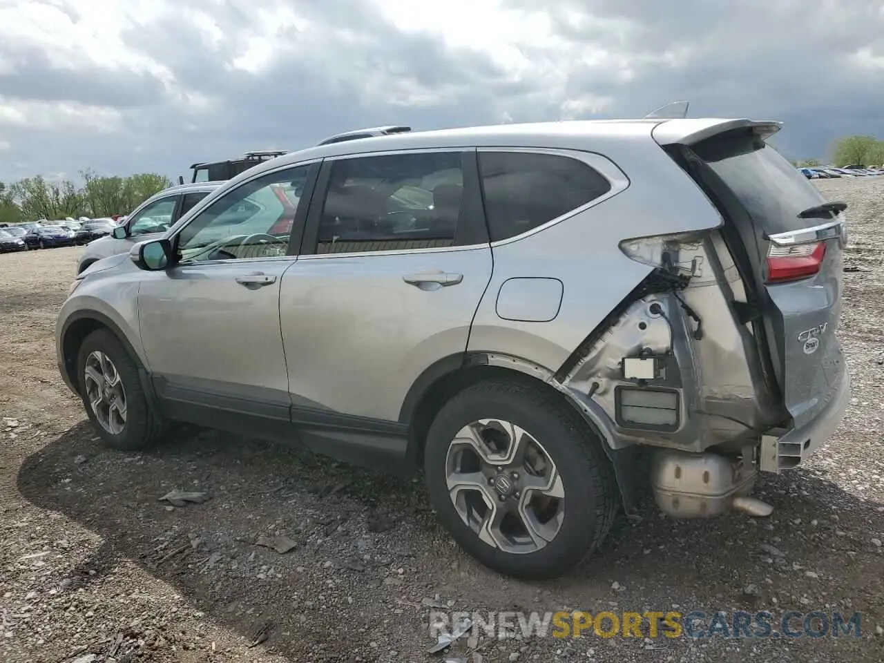 2 fotografías del automóvil dañado 7FARW2H59KE005658 HONDA CRV 2019