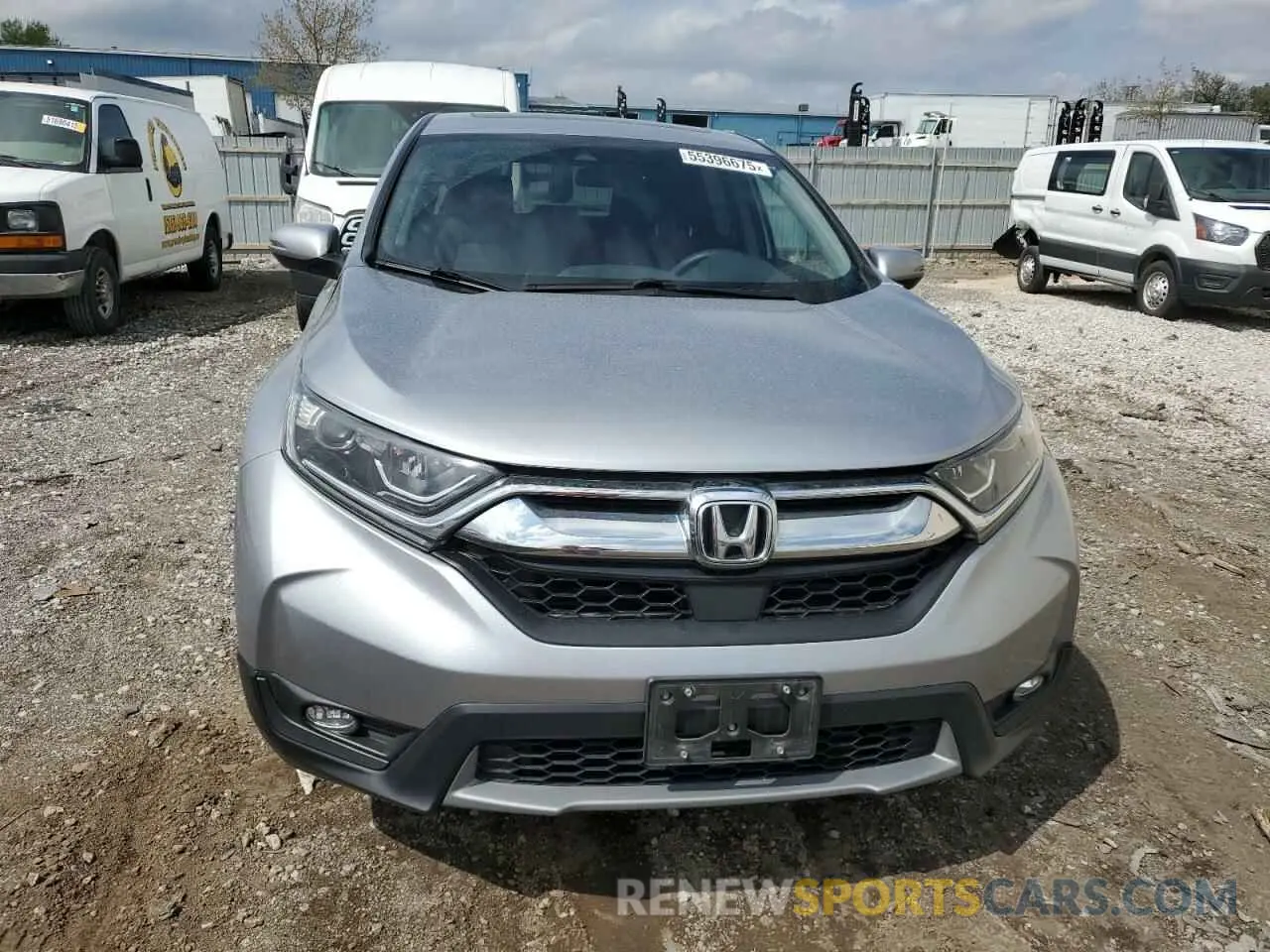 5 fotografías del automóvil dañado 7FARW2H59KE005658 HONDA CRV 2019