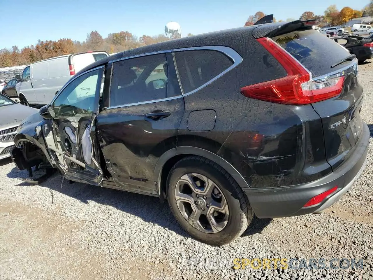 2 fotografías del automóvil dañado 7FARW2H59KE030575 HONDA CRV 2019