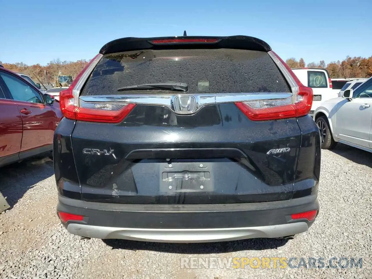 6 fotografías del automóvil dañado 7FARW2H59KE030575 HONDA CRV 2019