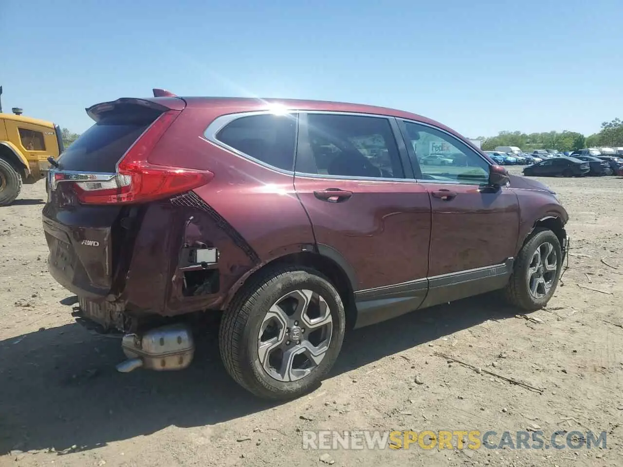 3 fotografías del automóvil dañado 7FARW2H5XKE004163 HONDA CRV 2019