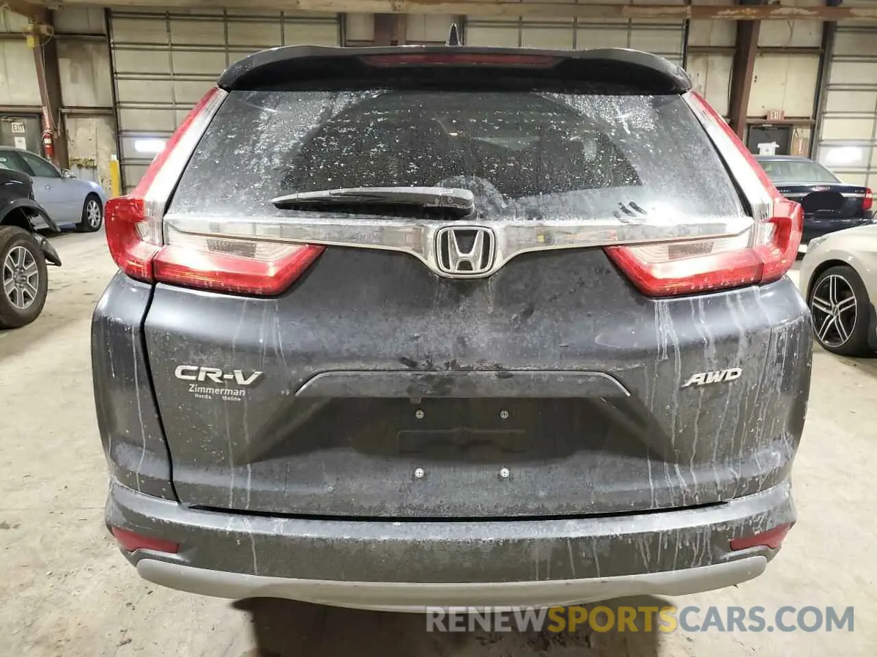 6 fotografías del automóvil dañado 7FARW2H81KE022402 HONDA CRV 2019