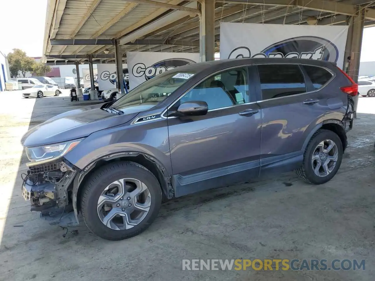 1 fotografías del automóvil dañado 7FARW2H81KE042990 HONDA CRV 2019