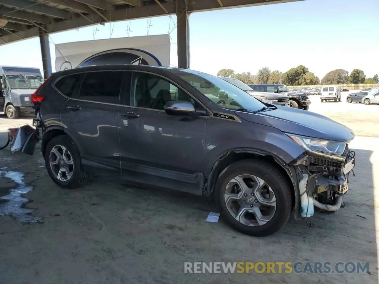 4 fotografías del automóvil dañado 7FARW2H81KE042990 HONDA CRV 2019